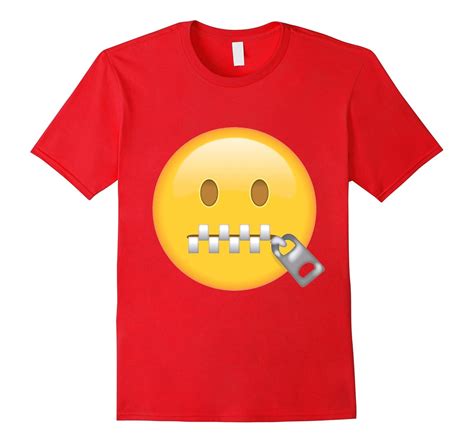 zipper mouth shirt